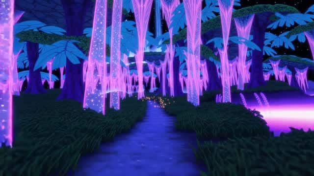 幻想、生物發光、發光AI影片素材 AI video preview