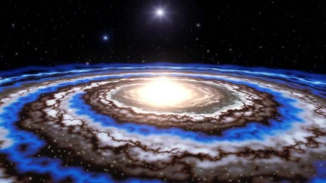 超大質量ブラックホールを囲む降着円盤 AI video preview