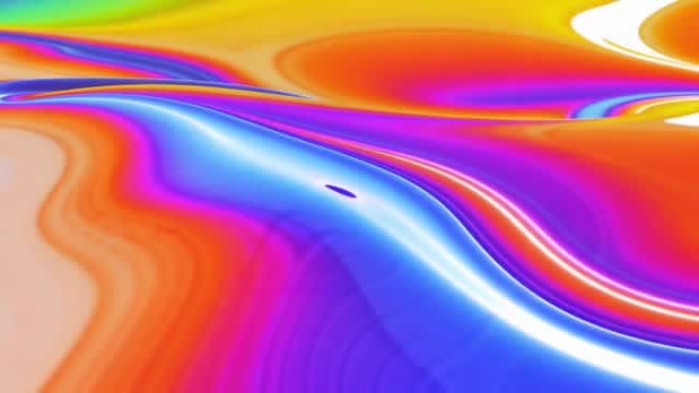 Vibrant abstract liquid flow gradient backdrop AI video preview