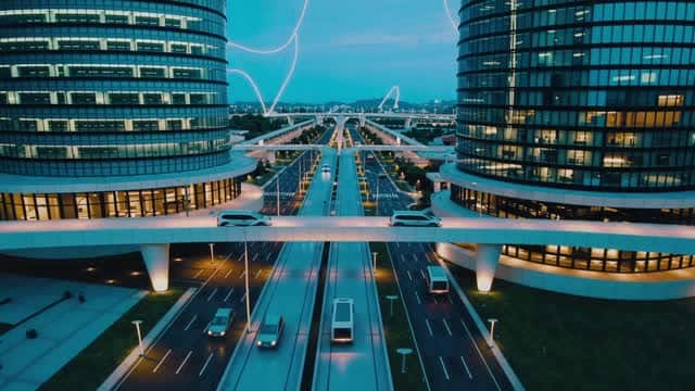 城市景觀、城市、建築AI影片素材 AI video preview
