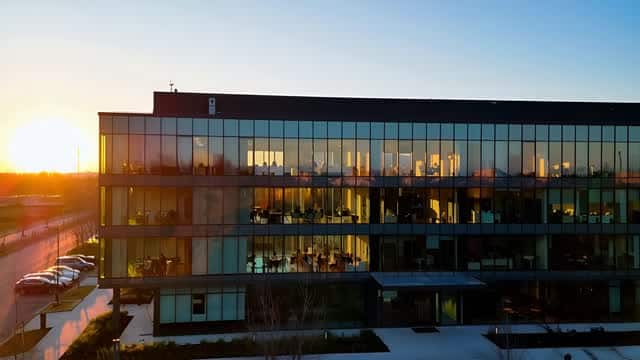 Business meeting collaboration in modern corporate office AI video preview