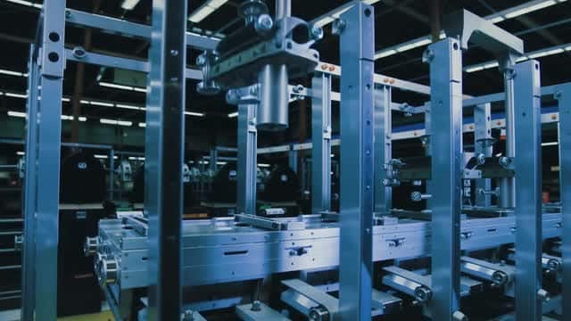 Industrial automated manufacturing production machinery AI video preview