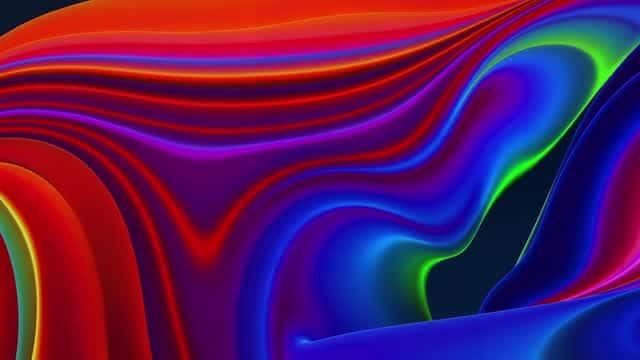 Smooth abstract fluid flow colorful gradient motion background AI video preview