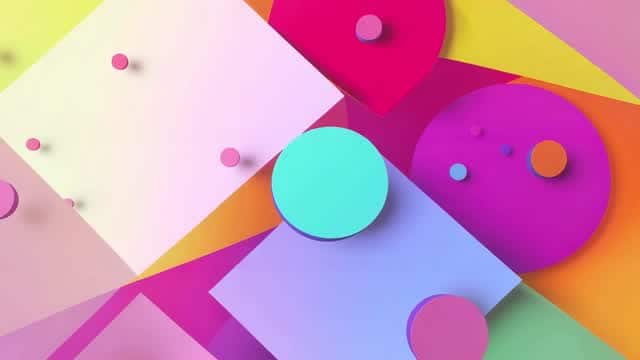 Colorful abstract geometric pattern background motion graphics AI video preview