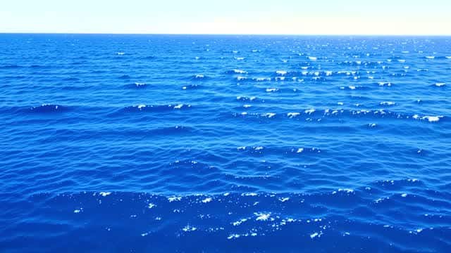 Blue open ocean surface with gentle waves AI video preview